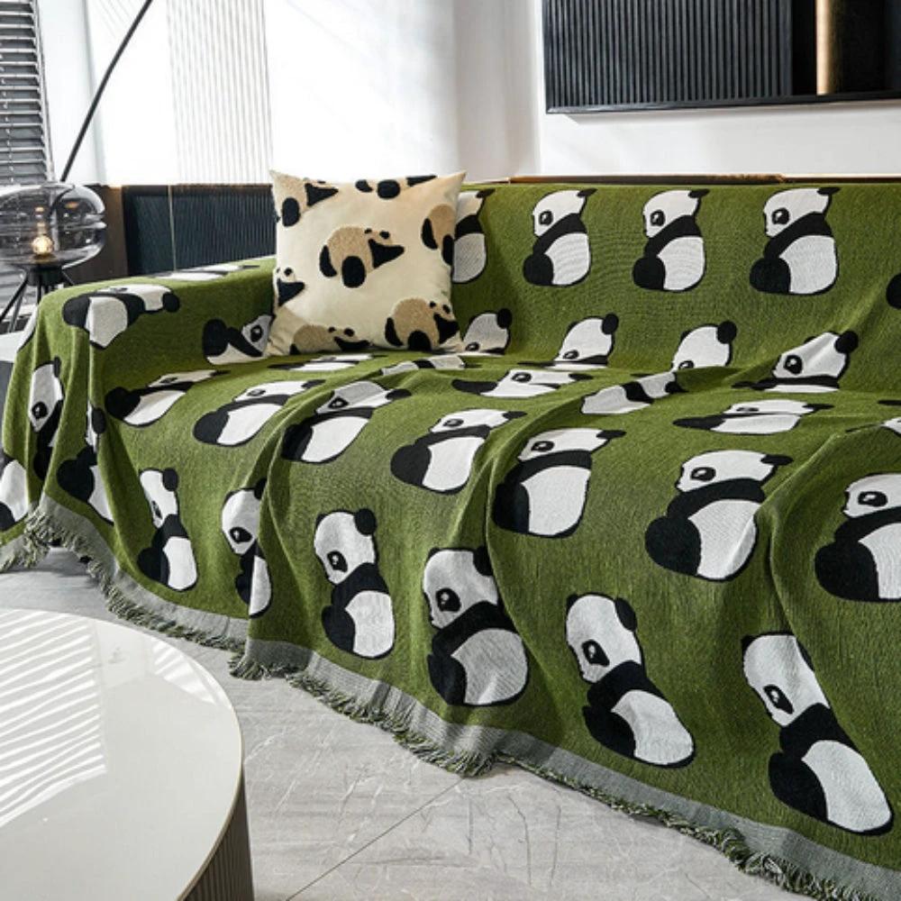 Chantesse Panda Leopard Print Sofa Cover by Casa & Beyond