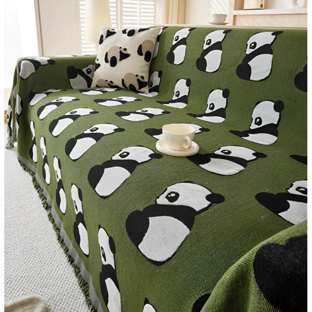 Chantesse Panda Leopard Print Sofa Cover by Casa & Beyond