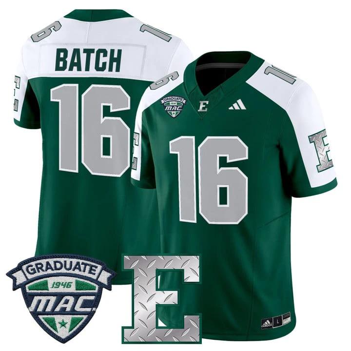 Charlie Batch Jersey #16 Eastern Michigan Eagles 2025 Limited Stitched by My Store NCAA Football Jerseys
