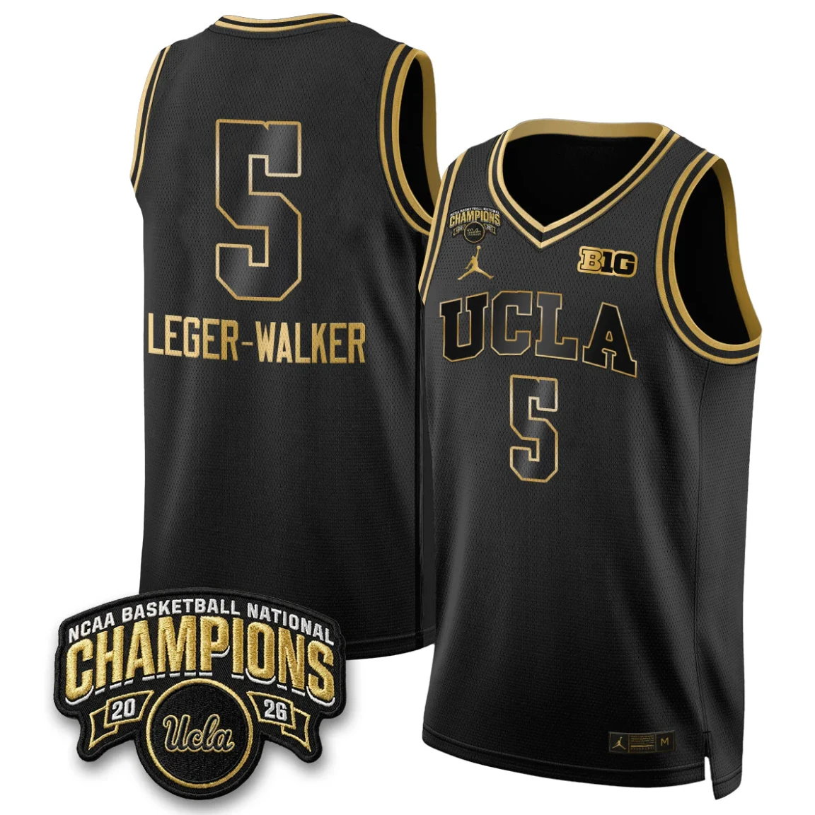Charlisse Leger-Walker Jersey #5 UCLA Basketball Champion 2026 Stitched by My store basketball