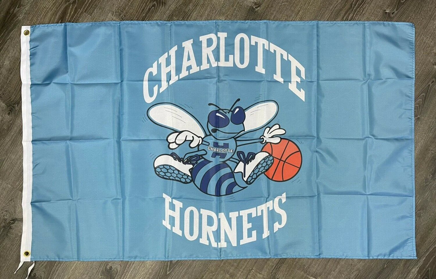 Charlotte Hornets Logo Flag 3x5 ft Sports Banner Man-Cave Garage Bar Pub by flagsjustdoit