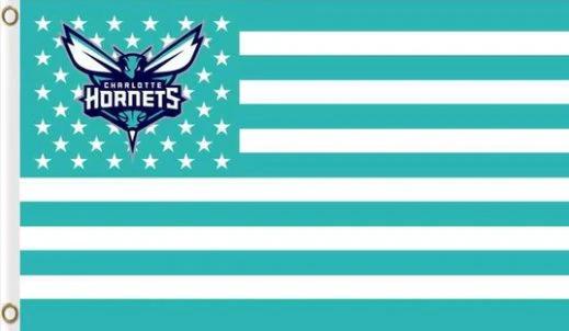 Charlotte Hornets Sport Basketball US Flag 3X5Ft Polyester Banner USA Digital Print by flagsjustdoit