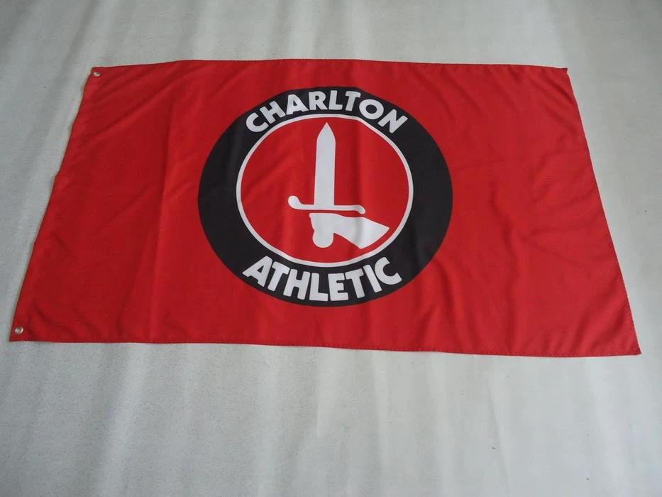 Charlton Athletic Football Club Flag 3x5ft Banner polyester by flagsjustdoit