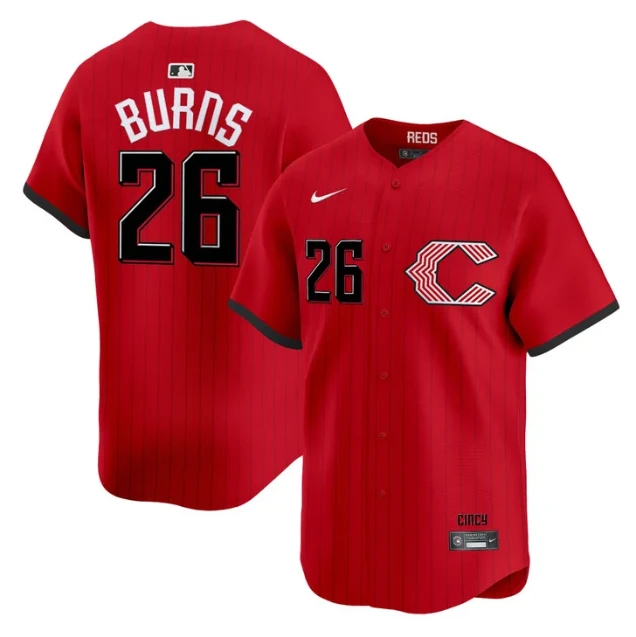 Chase Burns Jersey #26 Cincinnati Reds 2026 City Connect Vapor Premier Stitched by My Store