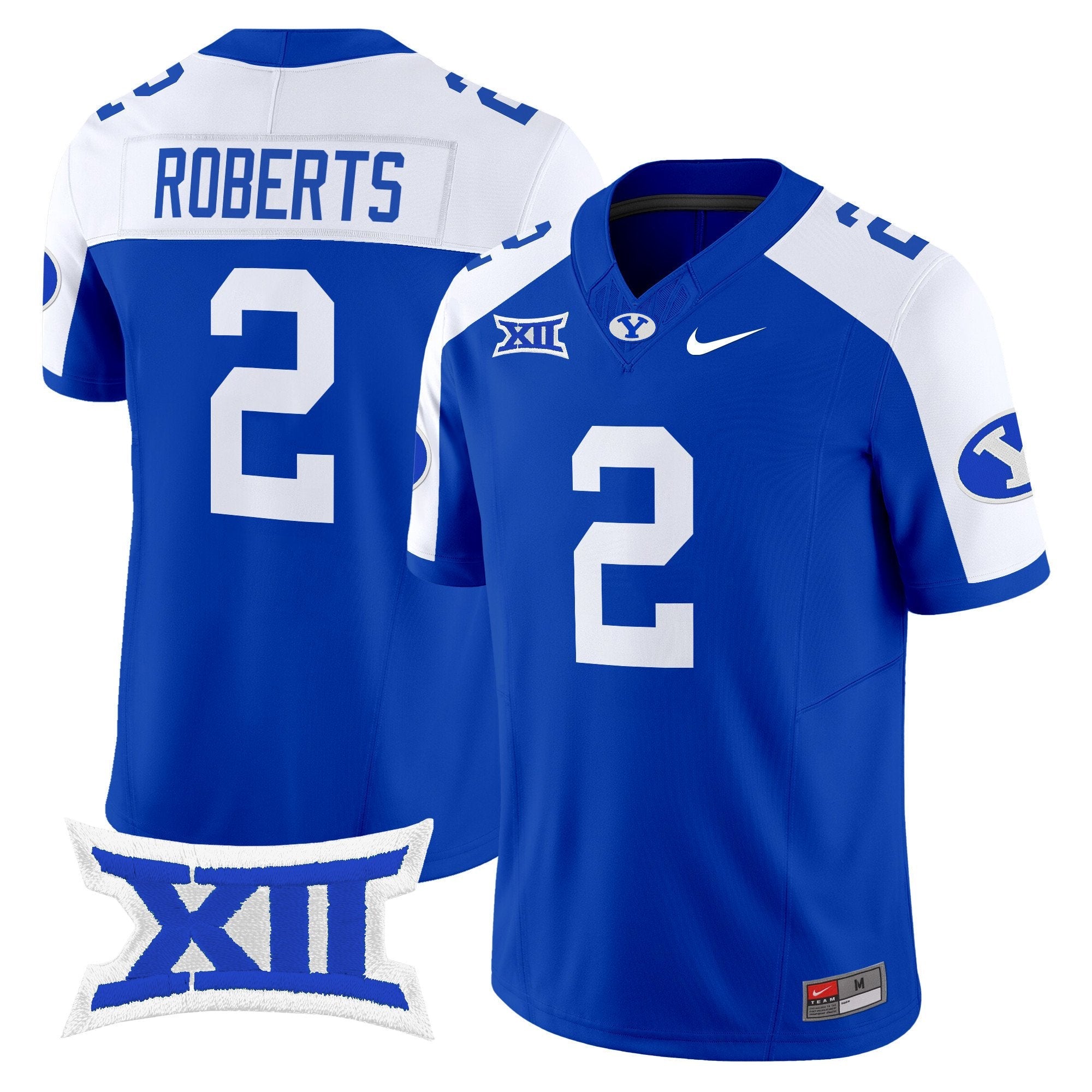 Chase Roberts Jersey #2 BYU Cougars 2025 Vapor Limited Stitched Royal Alternate by NCAA Football Jersey