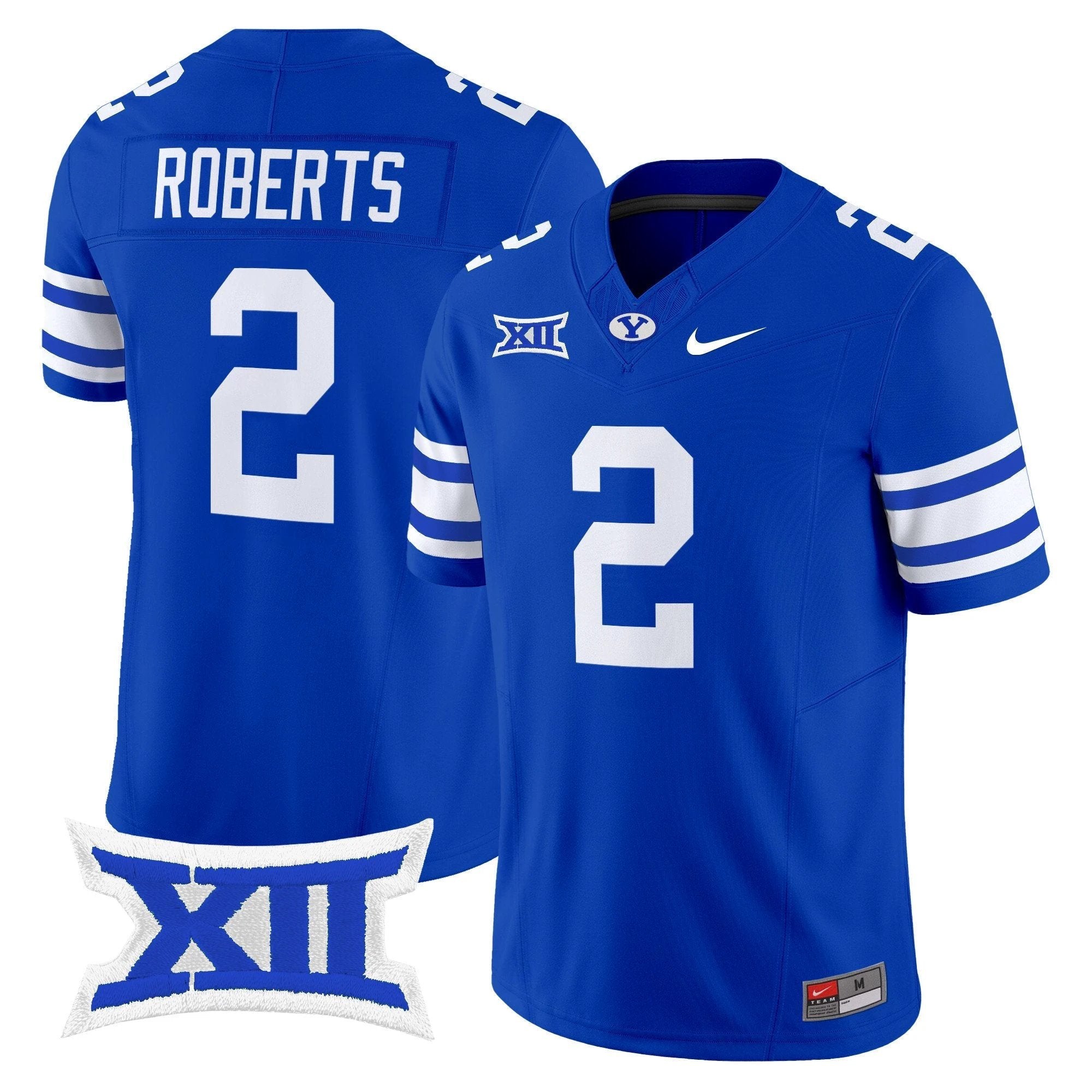 Chase Roberts Jersey #2 BYU Cougars 2025 Vapor Limited Stitched Royal by NCAA Football Jersey