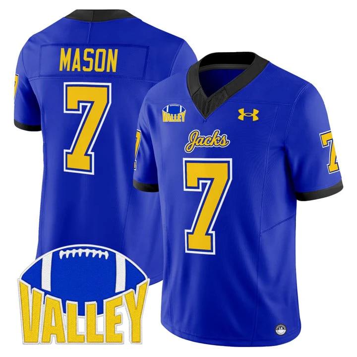 Chase Mason Jersey #7 South Dakota State Jackrabbits 2025 Stitched by My Store NCAA Football Jerseys