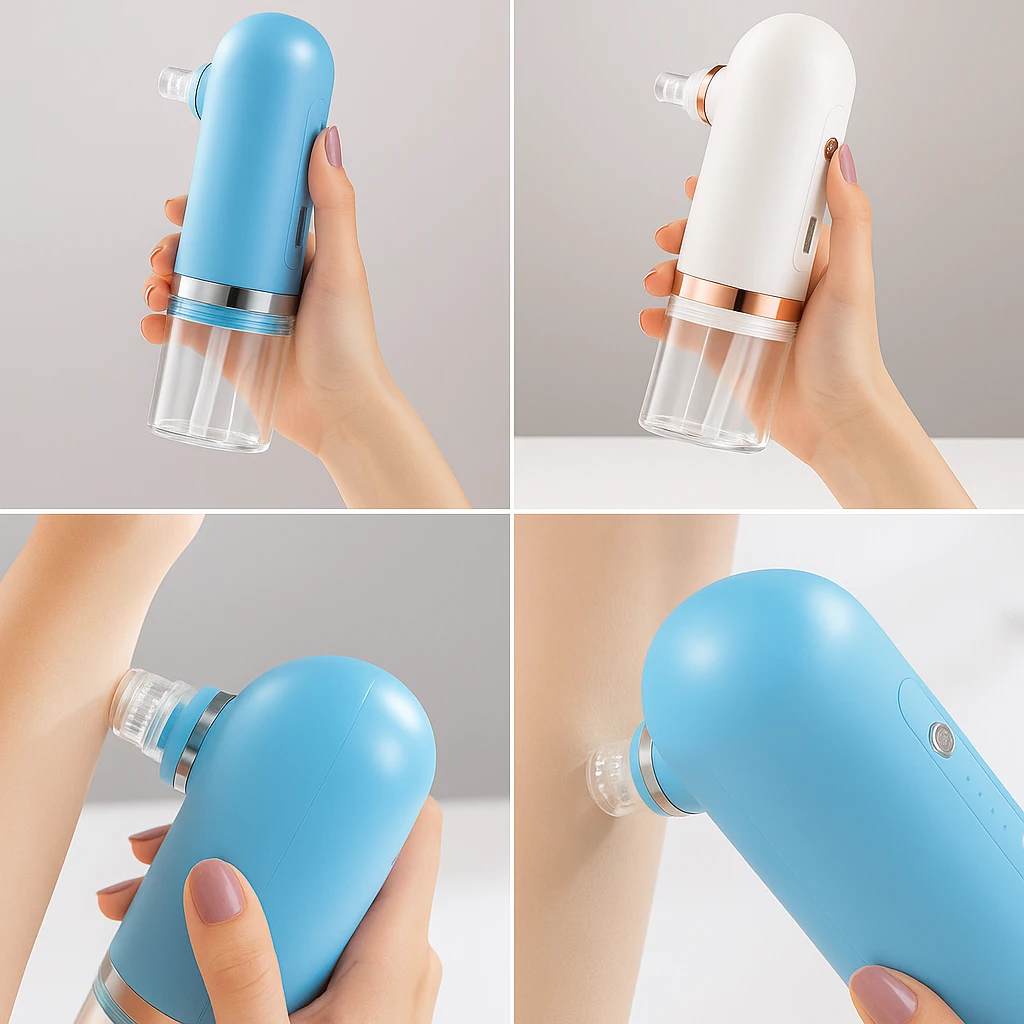 GlowPure | Hydra Dermabrason Device – Deep Pore Cleansing – Gentle Water-Based Exfoliation – At-Home Facial for Sensitive Skin Bowlift by Bowlift