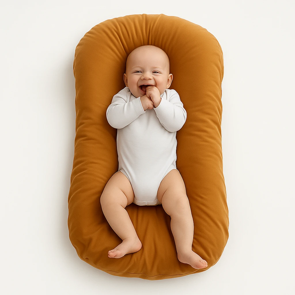 CradleCare | Orthopedic Baby Pillow – Flat Head Prevention – Memory Foam – Newborn Support Bowlift by Bowlift