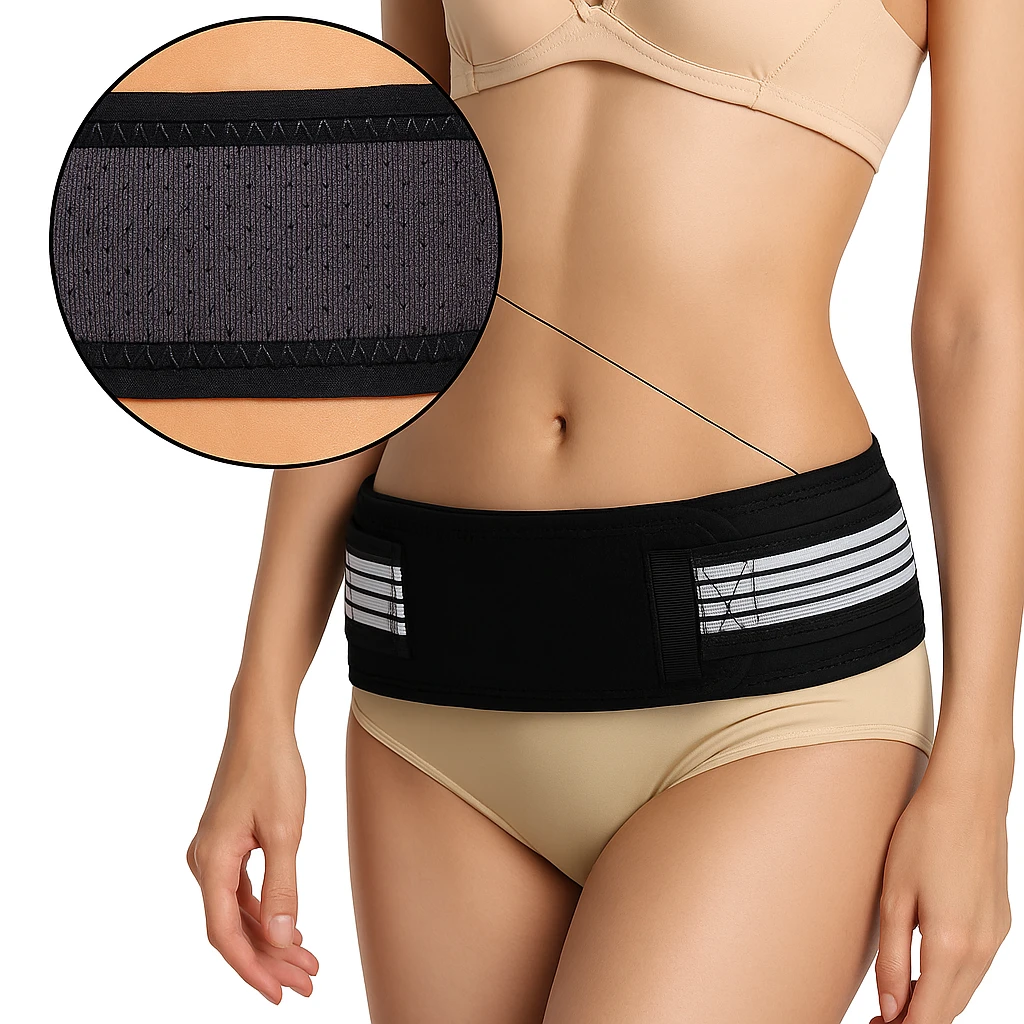 BackGuard Lumbar Support Belt | Lower Back Pain Relief - Adjustable Fit for Posture Correction - Injury Prevention - Active Use Bowlift by Bowlift