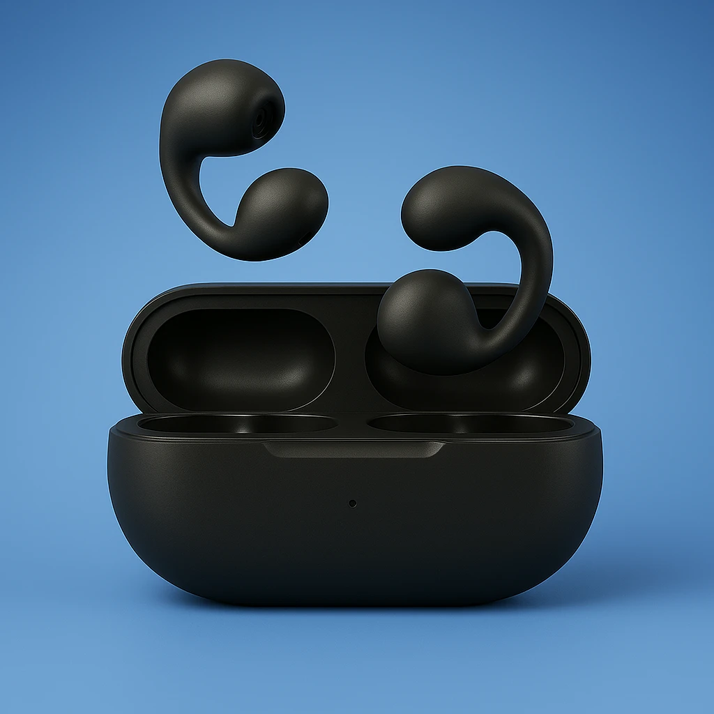 SoundStride | Bone Conduction Headphones – Open-Ear Safety – Sweatproof & Wireless – For Running & Gym Bowlift by Bowlift