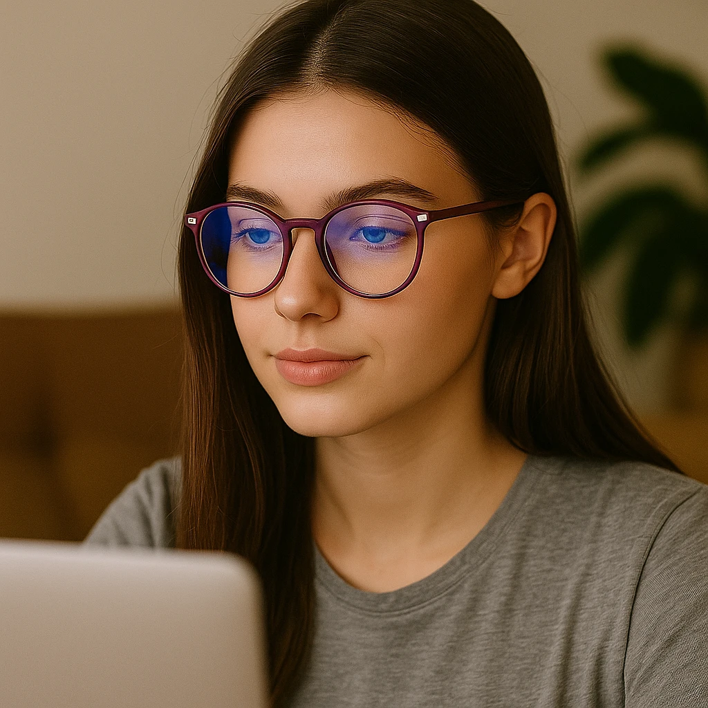 LumiShield | Blue Light Blocking Glasses – Reduce Eye Strain – Improve Sleep – Stylish & Comfortable – Ideal for Screen Use Bowlift by Bowlift