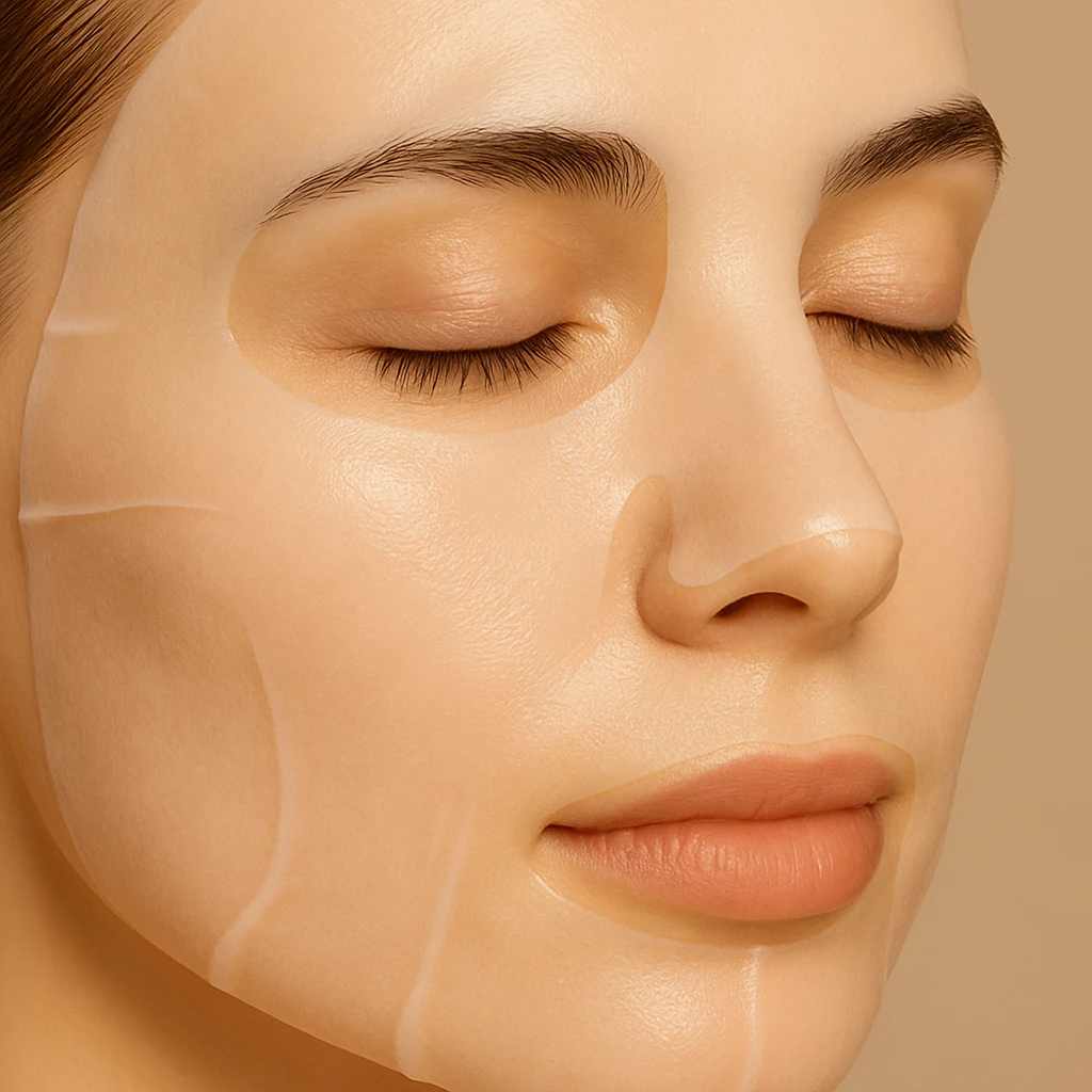 GlowRevive | Collagen Sheet Mask – Hydrating Overnight Treatment – Hydrogel – Anti-Ageing Skincare Bowlift by Bowlift