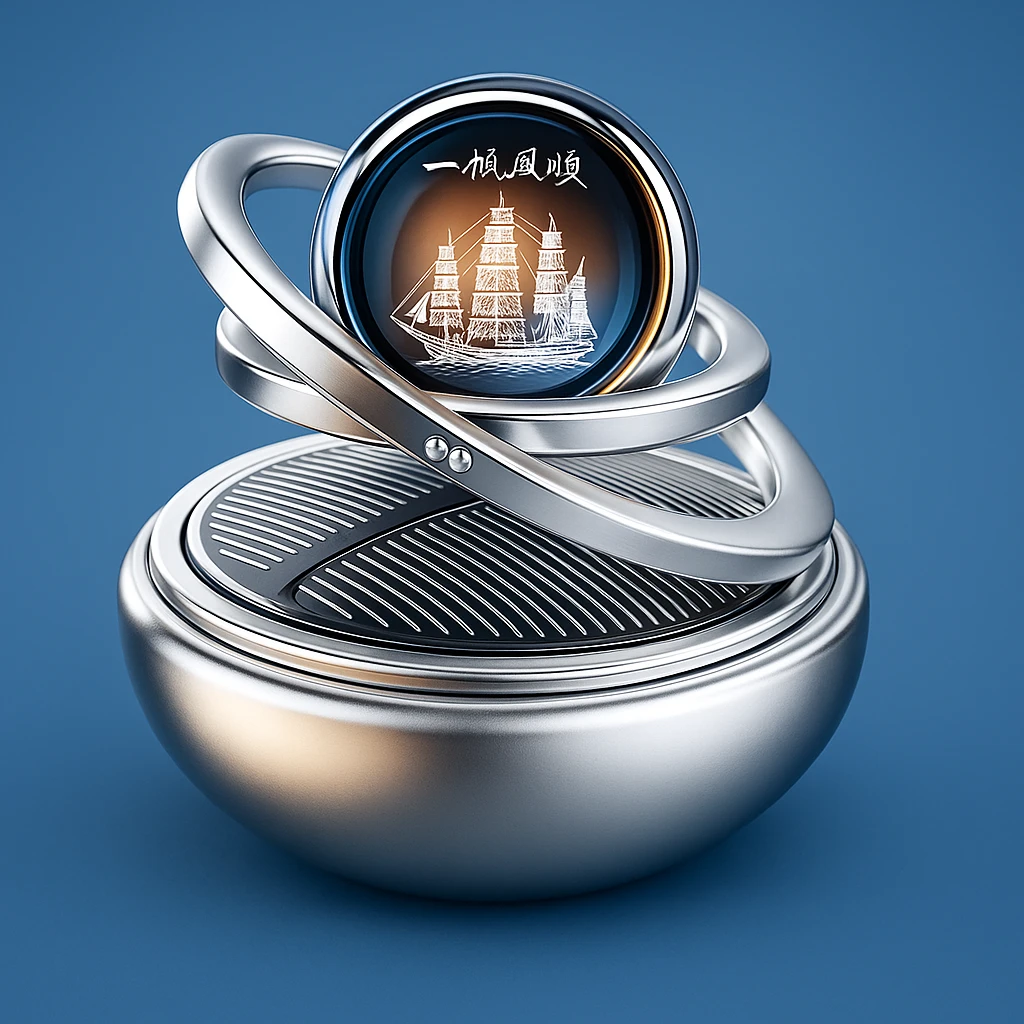 EcoFresh | Solar Car Air Freshener – Odour Elimination – Continuous Fragrance – Stylish Dashboard Design – No Batteries Needed Bowlift by Bowlift