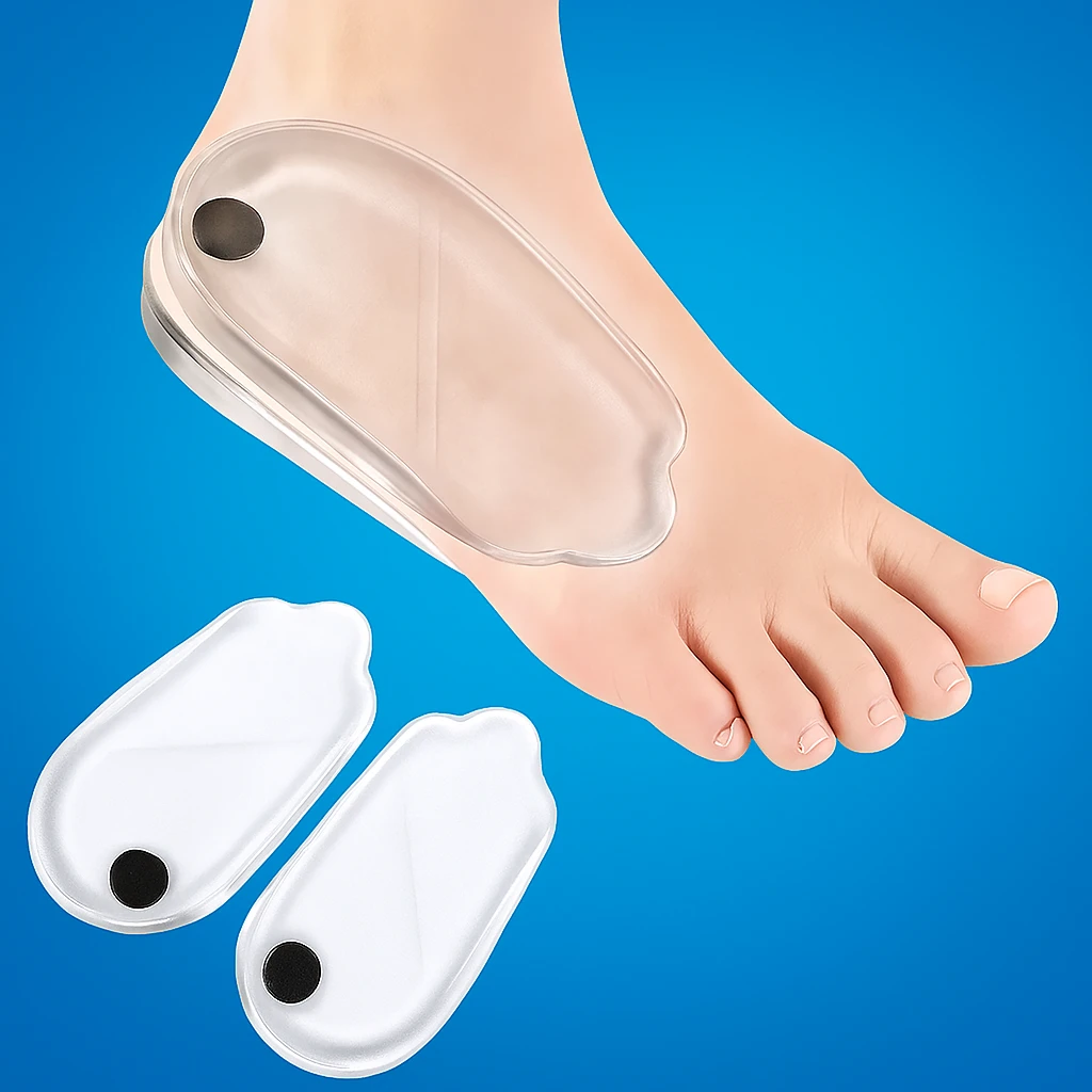 HeelGuard | Silicone Gel Heel Pads – Heel Pain Relief – Shock-Absorbing Cushion – Orthotic Support for Daily Comfort Bowlift by Bowlift