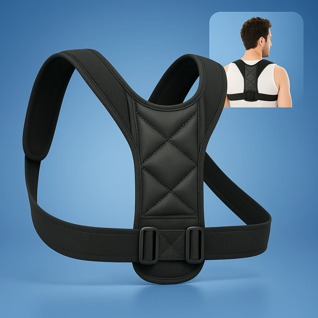 PerfectAlign Back Brace Posture Corrector Support - Adjustable | Ideal for Chronic Pain Recovery and Daily Comfort Bowlift by Bowlift