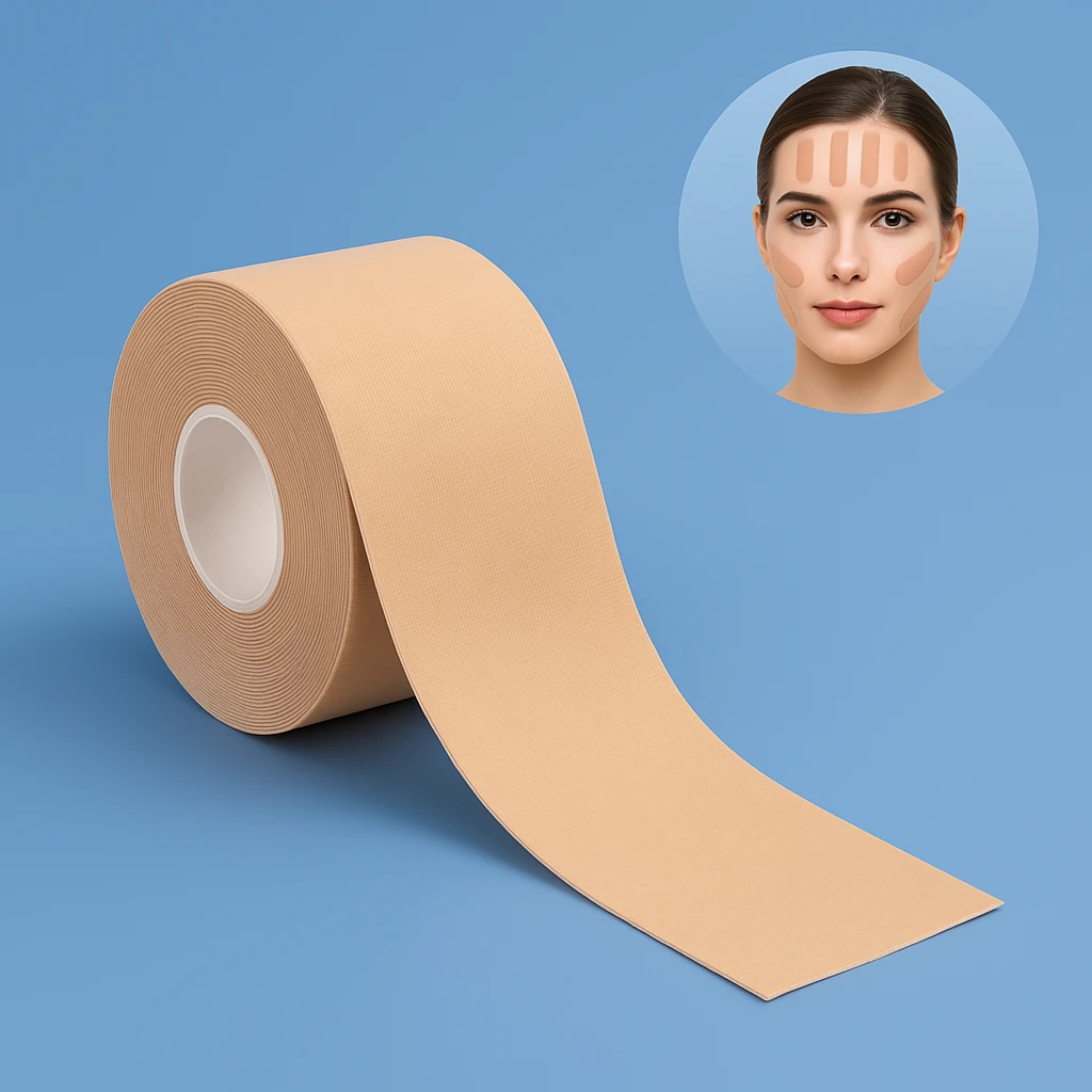 Kinesiology Tape for Facial and Neck Wrinkle Reduction Bowlift by Bowlift
