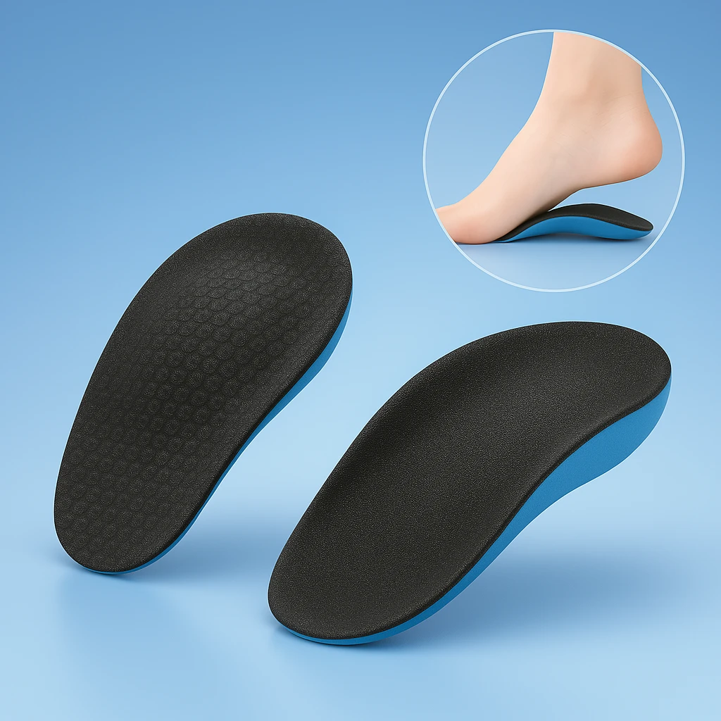 SoleEase High Arch Support Shoe Inserts | Soft EVA Foam - for Comfort Cushioning and Pain Relief Bowlift by Bowlift