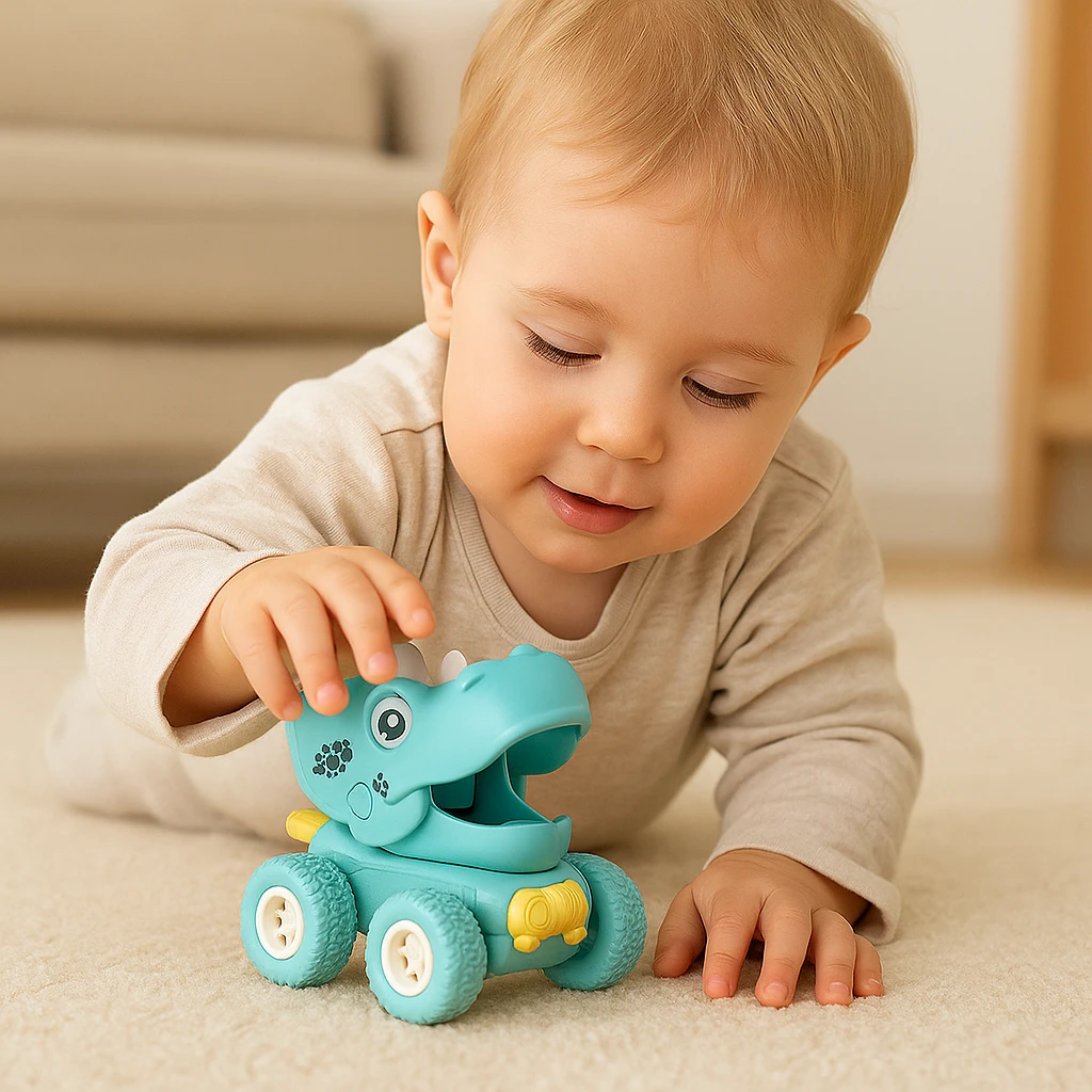 PUSH & DRIVE – DINO MONSTER TRUCKS by BowLift