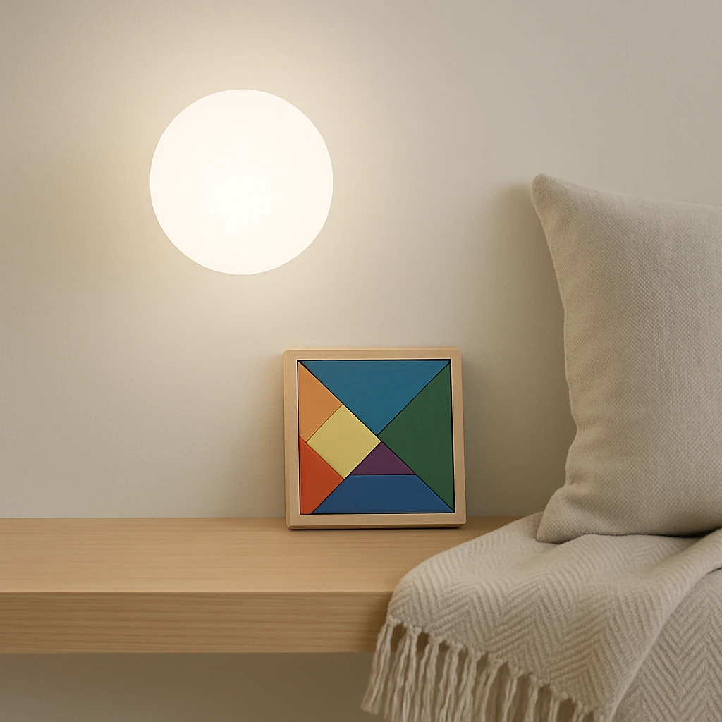LumaGlow – Modern Wall Light with Matte Glass Shade and Elegant Base Bowlift by Bowlift
