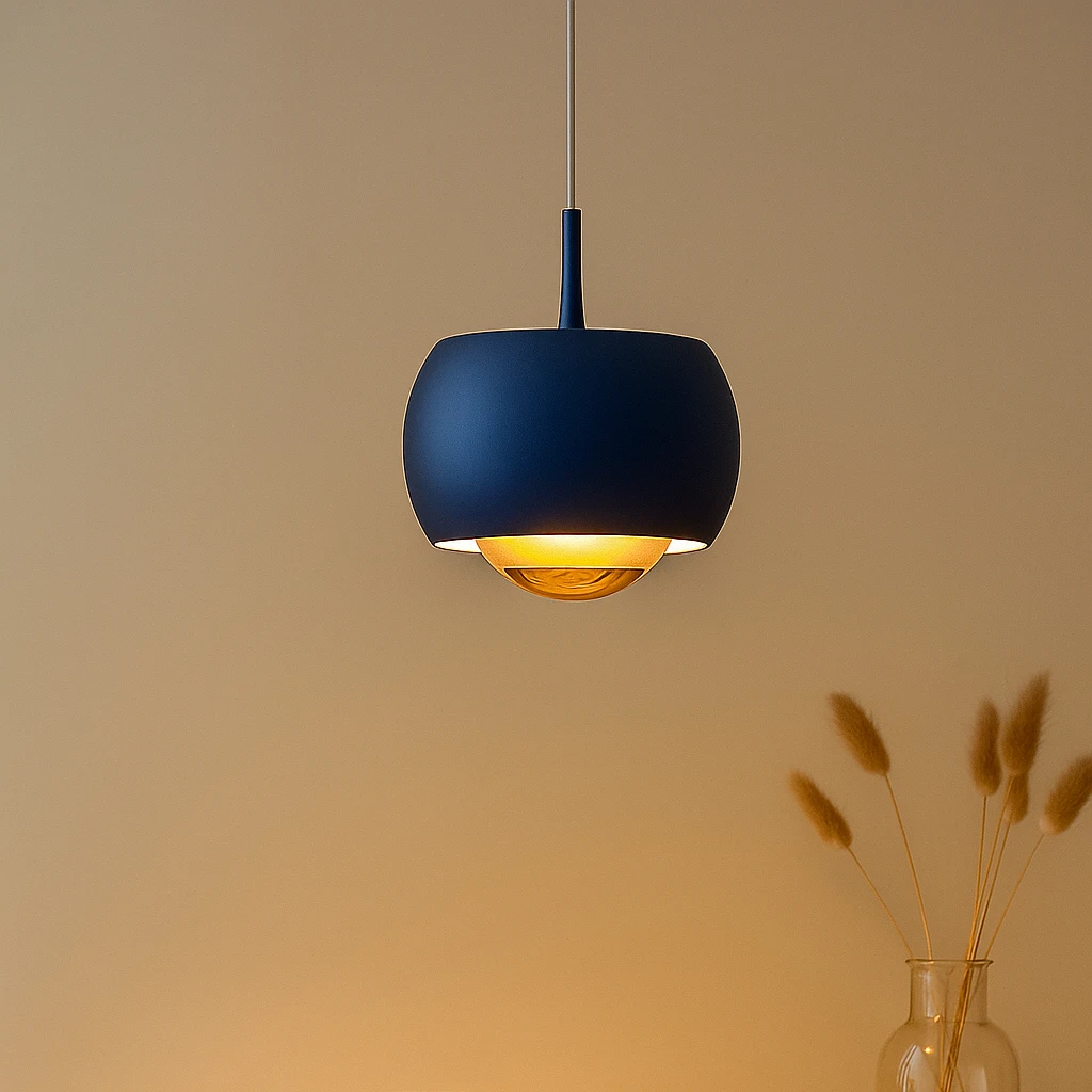 Minimalistic pendant lamp with LED light and elegant circular design Bowlift by Bowlift