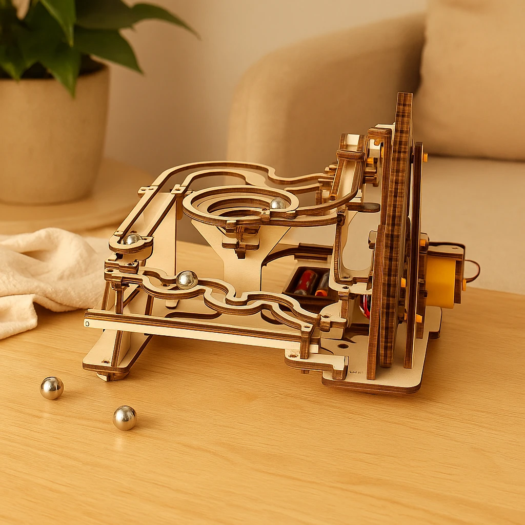 TrackMaster 3D Ball Track Puzzle – DIY mechanical building set for teenagers and adults Bowlift by Bowlift