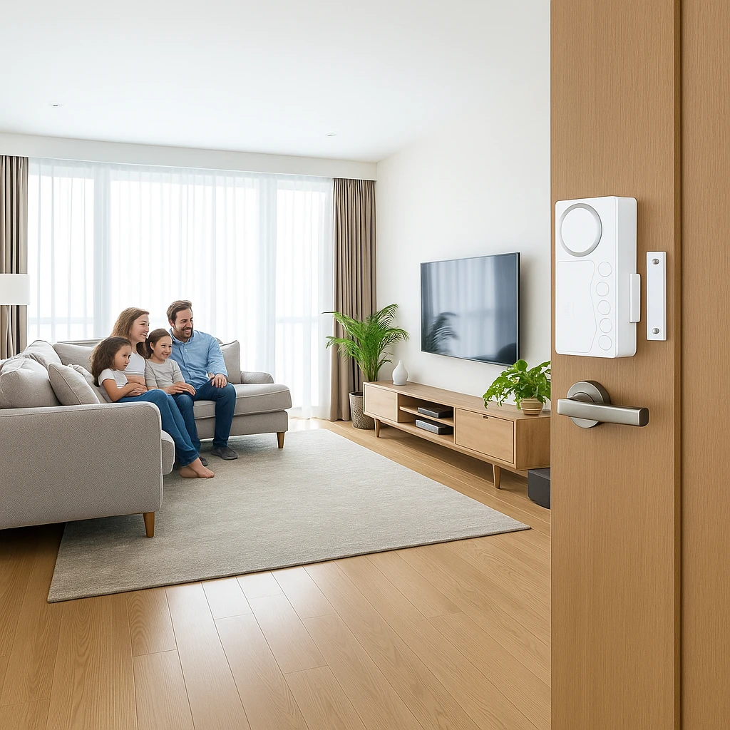Instant Alert Modes – 108dB Loud Slim Design – Easy Install – Protect Kids & Home Security Bowlift by Bowlift