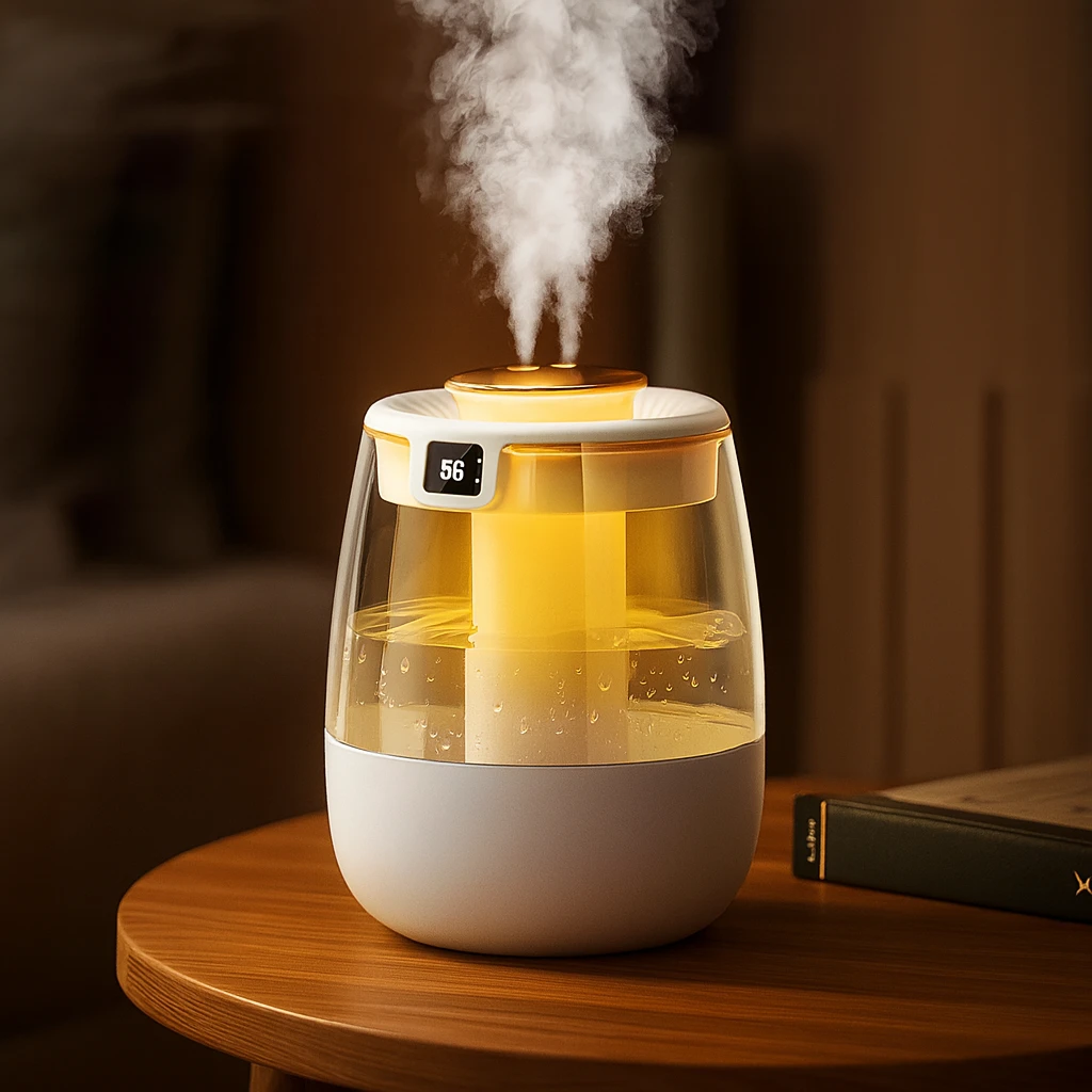 Quiet Night-Light Mode – 1300 ml Tank – Dry Air Relief for Bedroom & Nursery Bowlift by Bowlift