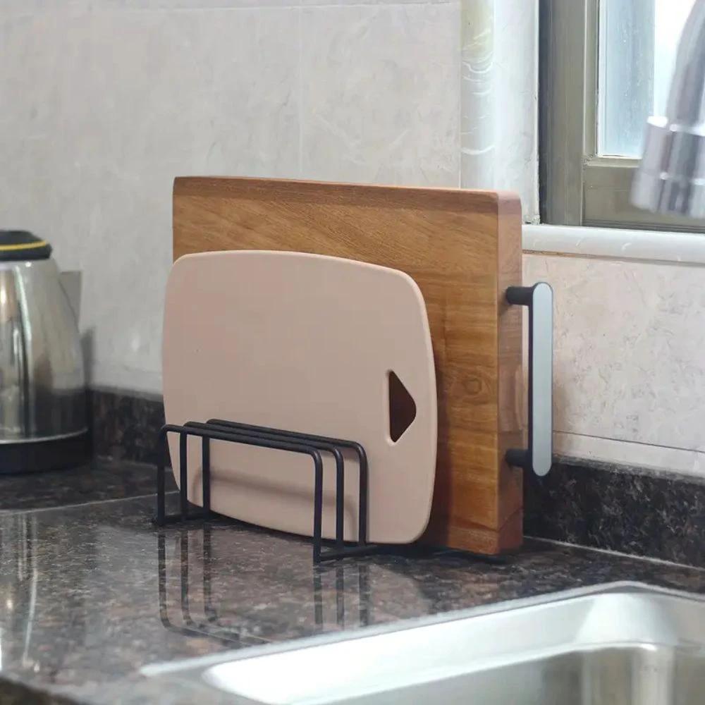 Steel Cutting Board Storage Rack by Casa & Beyond