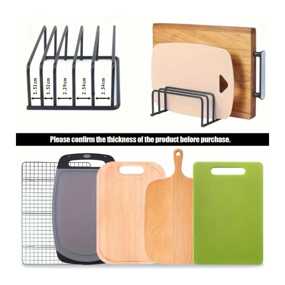 Steel Cutting Board Storage Rack by Casa & Beyond