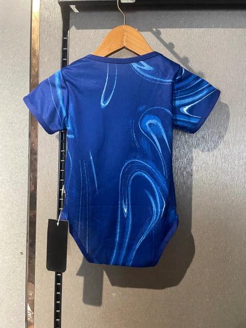 Chelsea 202526 Adorable Young Blues Fan Soccer Baby Bodysuit – Blue by Soccer Jersey