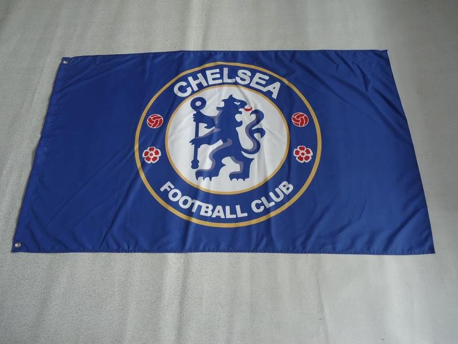 Chelsea FC Flag 3x5ft Banner polyester by flagsjustdoit