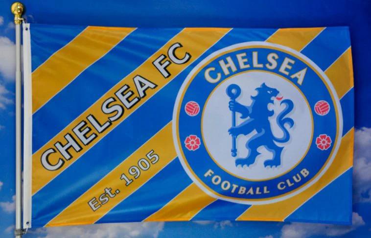Chelsea Football Club Flag 3x5ft Banner Polyester by flagsjustdoit