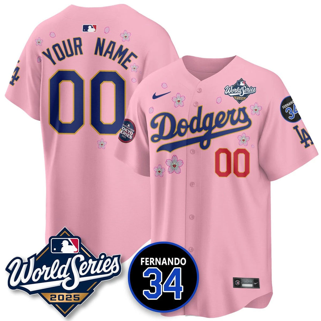 Los Angeles Dodgers Tokyo Series 2025 NL Champions Jersey - All Stitched by Los Angeles Dodgers