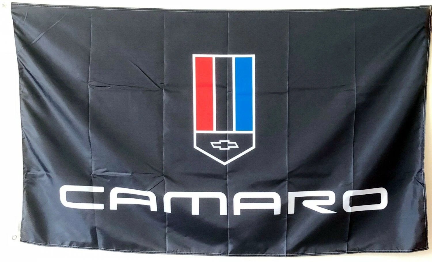 Chevrolet Camaro Black Flag 3X5 Ft Polyester Banner USA 90x150cm by flagsjustdoit