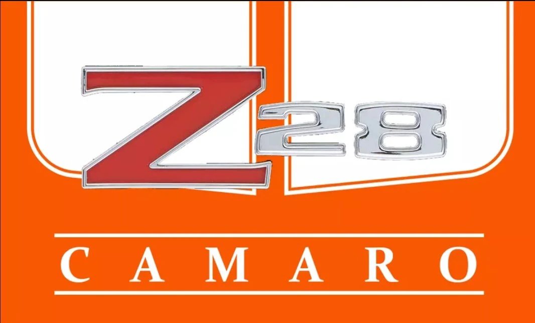 Chevrolet Camaro Z28 3x5 ft Flag Banner Garage Man-Cave Chevy Racing Car Club Orange by flagsjustdoit
