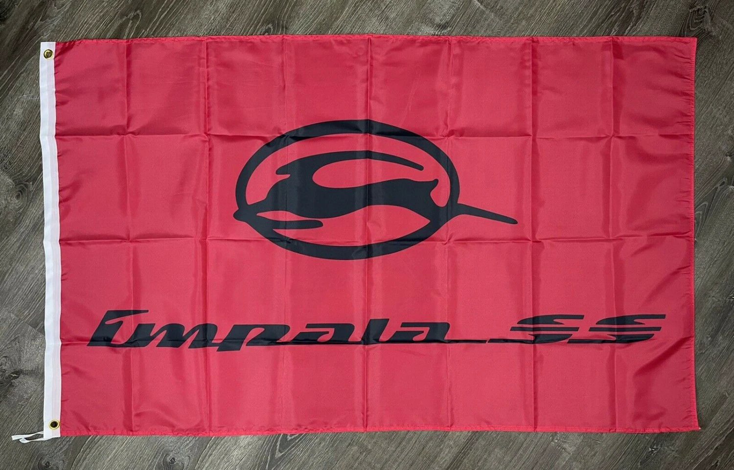 Chevrolet Chevy Impala SS Flag 3x5 ft Racing Red Banner Man-Cave Garage Club by flagsjustdoit