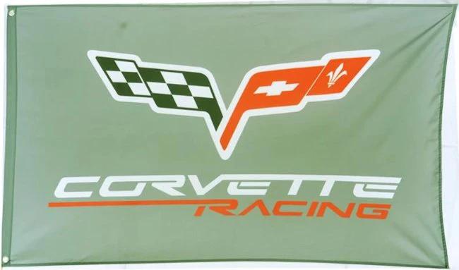 Chevrolet Corvette Gray Flag 3X5 Ft Polyester Banner USA 90x150cm by flagsjustdoit
