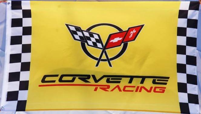 Chevrolet Corvette Yellow Flag 3X5 Ft Polyester Banner USA 90x150cm by flagsjustdoit