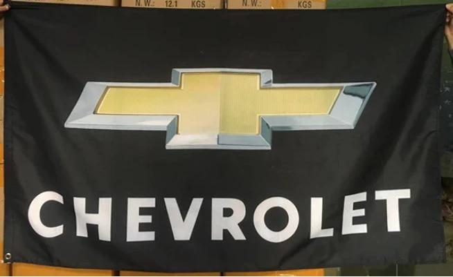 Chevrolet Flag Yellow Chevy Racing 3X5 Ft Polyester Banner USA 90x150cm by flagsjustdoit