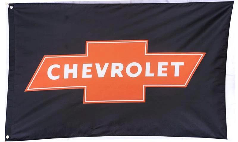 Chevrolet Orange Flag Racing 3X5 Ft Polyester Banner USA 90x150cm by flagsjustdoit