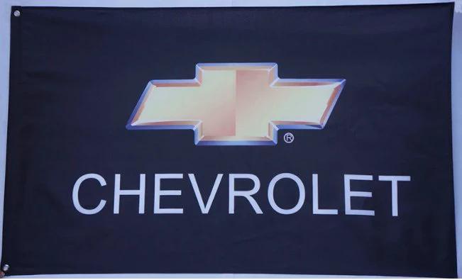 Chevrolet Racing Black Flag 3X5 Ft Polyester Banner USA 90x150cm by flagsjustdoit