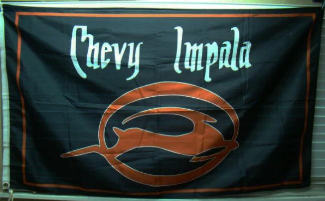 Chevy Impala Flag 3X5 Ft Polyester Banner USA 90x150cm by flagsjustdoit