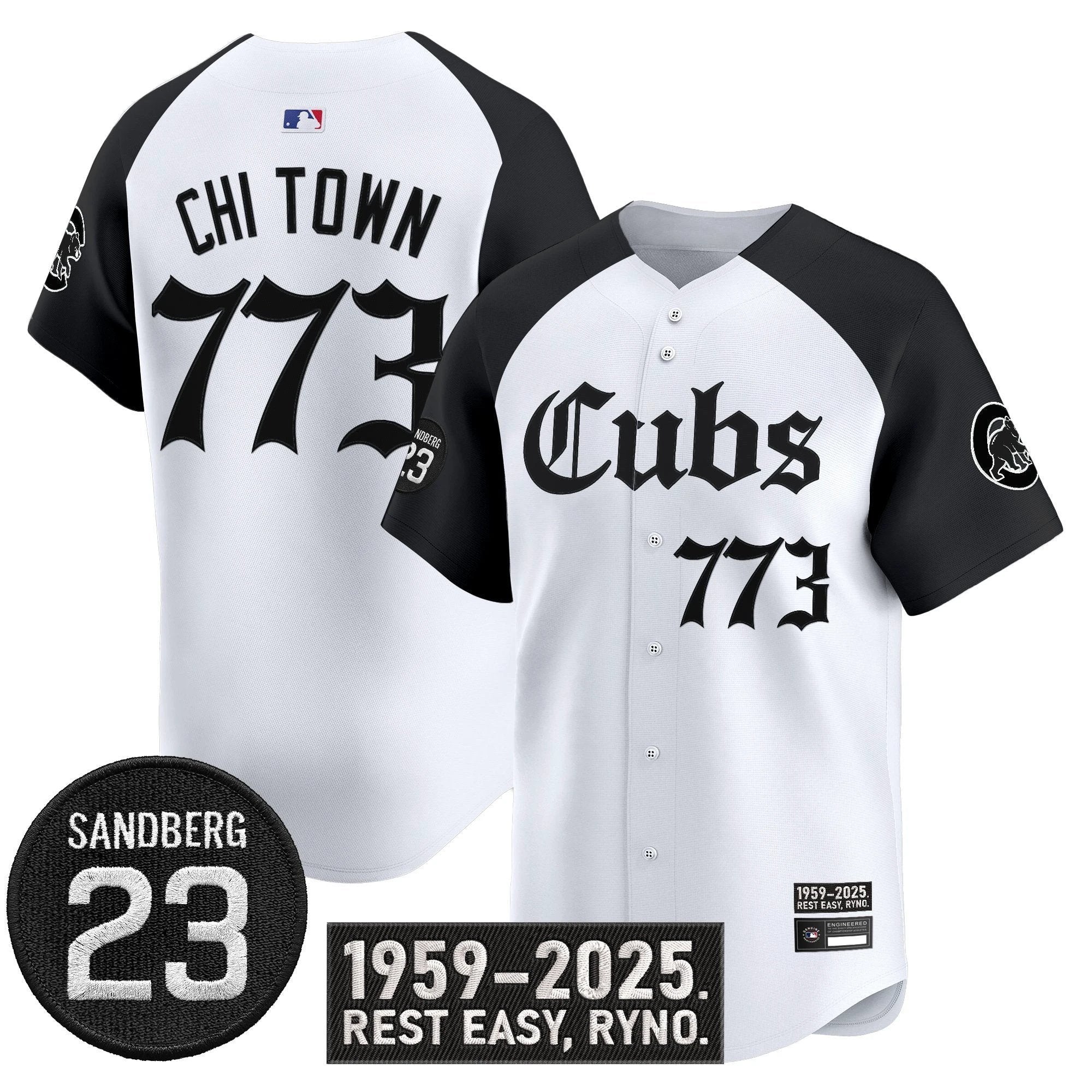 Chi Town Jersey #773 Chicago Cubs Ryne Sandberg Tribute Stitched Alternate by My Store