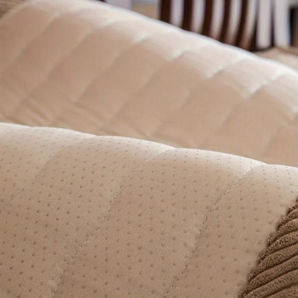 Chic Thick Plush Sofa Cover by Casa & Beyond