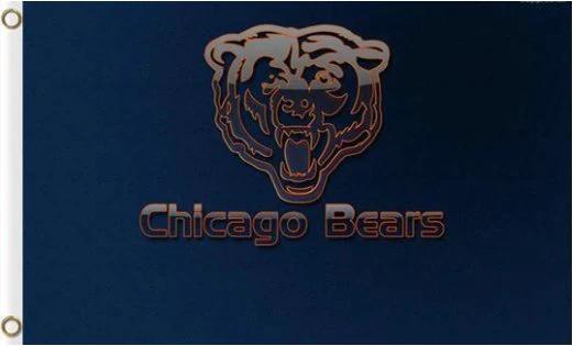 Chicago Bears Digital Club Flag 3X5 Ft Polyester Banner USA 90x150cm by flagsjustdoit