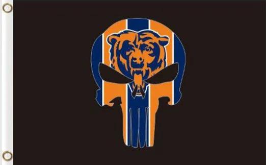 Chicago Bears Digital Flag 3X5 Ft Polyester Banner USA 90x150cm by flagsjustdoit
