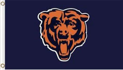 Chicago Bears National Flag 3X5 Ft Polyester Banner USA 90x150cm by flagsjustdoit