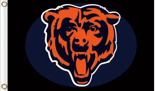Chicago Bears Team US Flag 3X5 Ft Polyester Banner USA 90x150cm by flagsjustdoit