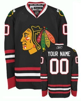Chicago Blackhawks Customized Red Jersey by Hockey David